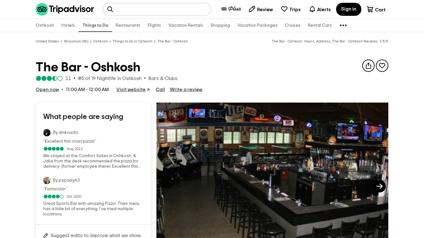 The Bar - Oshkosh - All You Need to Know BEFORE You Go
